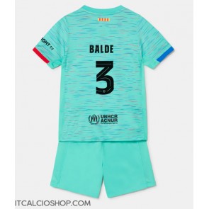 Barcelona Alejandro Balde #3 Terza Maglia Bambino 2023-24 Manica Corta (+ Pantaloni corti)